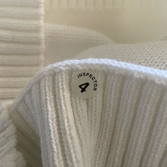Parkhurst | White knit crew knit sweater. Size XL. Ribbed NWT cozy Cottagecore - Picture 10 of 12